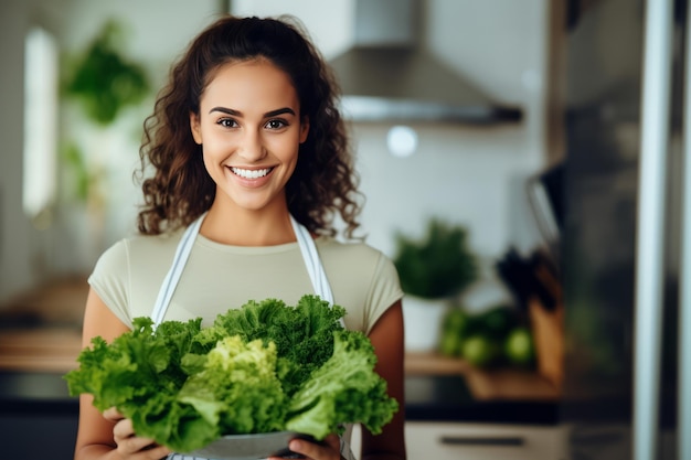 A alegre jornada para um estilo de vida mais saudável A beleza latina se delicia em nutrir seu corpo com um Ho