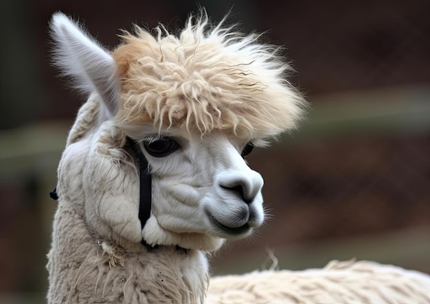 A alpaca uma espécie de mamífero camelídeo sul-americano