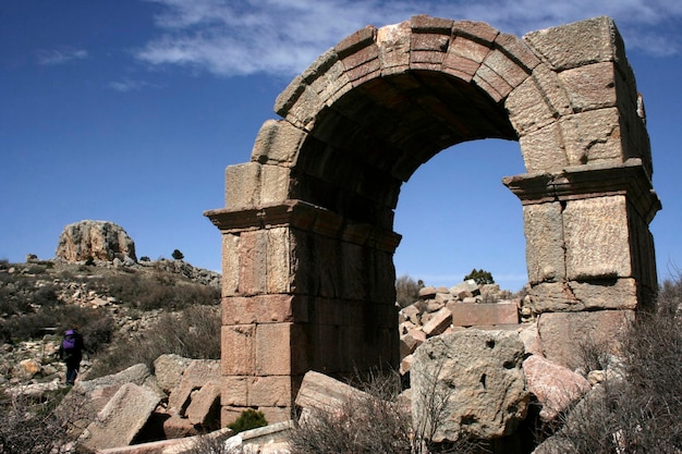 A antiga cidade de Isaura uma das maiores e mais importantes províncias do período romano Konya Bozkir Zengibar Castle