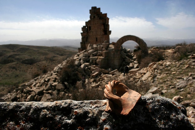 A antiga cidade de Isaura uma das maiores e mais importantes províncias do período romano Konya Bozkir Zengibar Castle