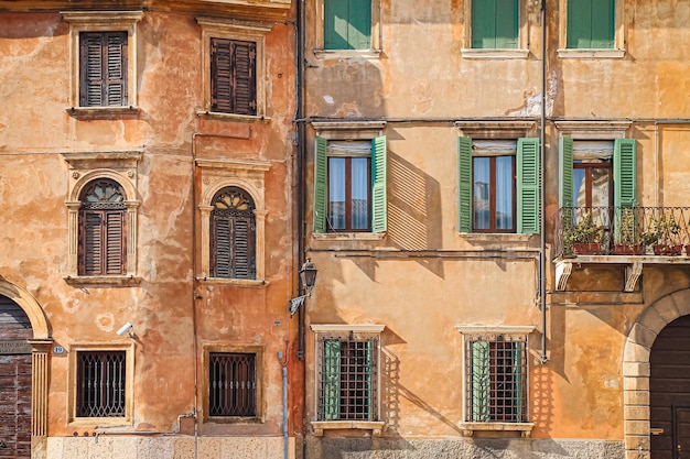 A antiga cidade italiana de Verona o centro histórico da cidade