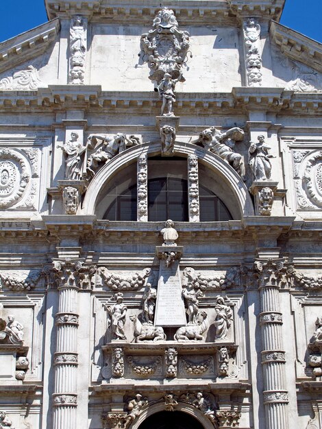 A antiga igreja veneza itália