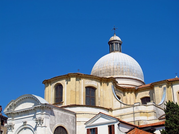 A antiga igreja Veneza Itália