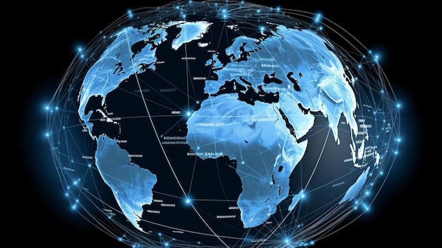 a arte global gerada por IA da ameaça à segurança cibernética