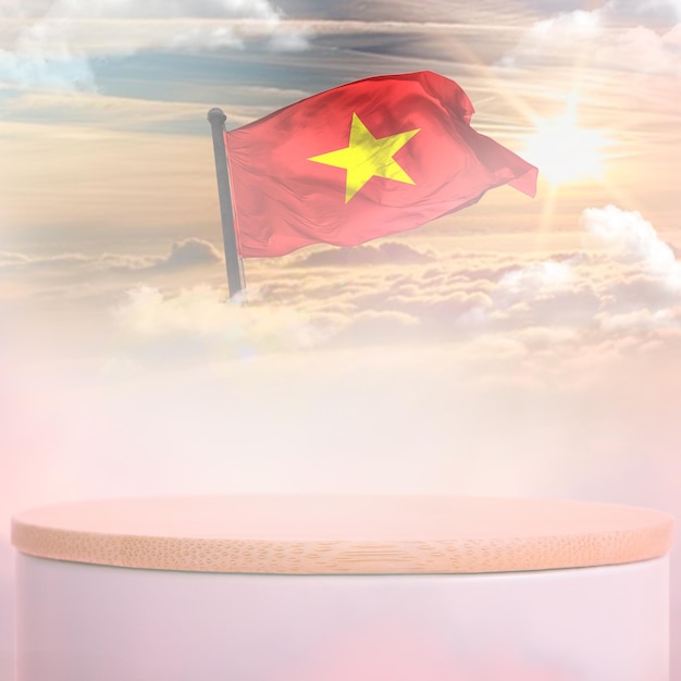 Foto a bandeira chinesa