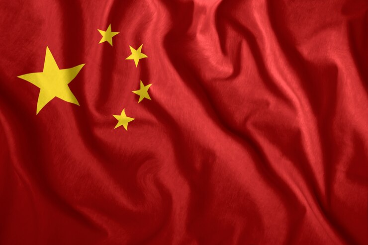 Foto a bandeira chinesa