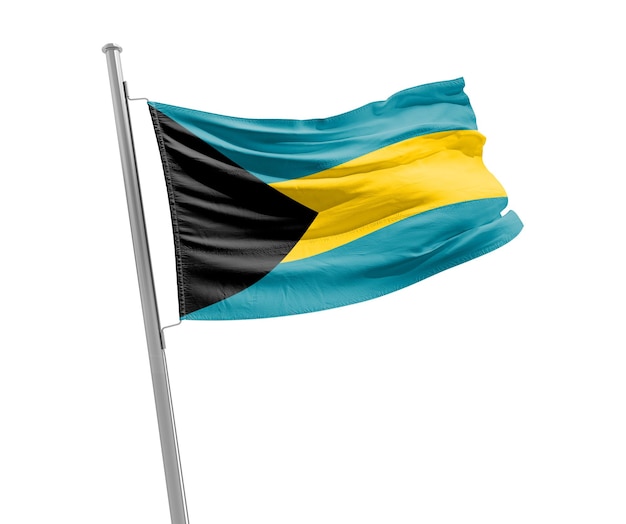A bandeira das Bahamas