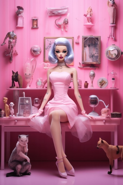 A Barbie.