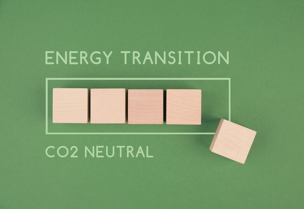 A barra de carga neutra de CO2 de transição energética reduz a pegada de emissão de carbono sustentável renovável