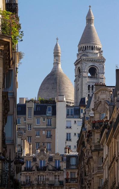 A basílica Sacre Coeur Paris França