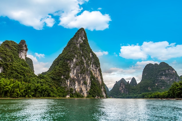 A bela paisagem de Guilin, Guangxi