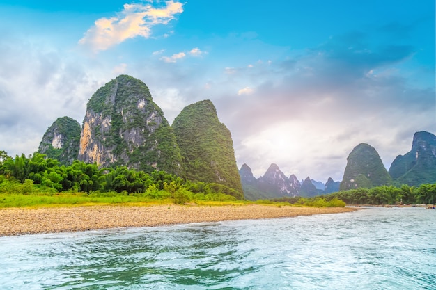 A bela paisagem de guilin, guangxi