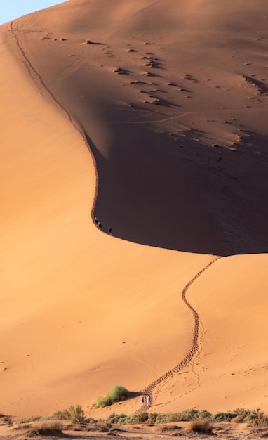 A bela salina de Sossusvlei, na Namíbia