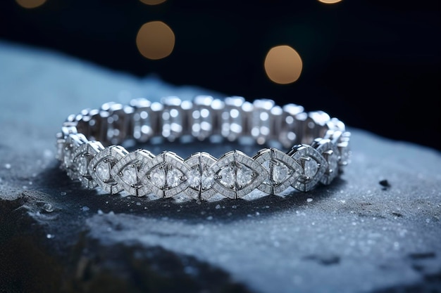 A beleza atemporal das pulseiras de diamantes