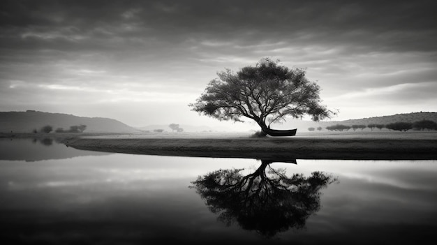 A beleza da fotografia em preto e branco