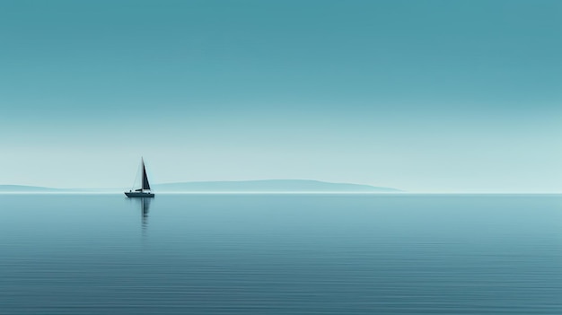 A beleza da fotografia minimalista de paisagens marítimas