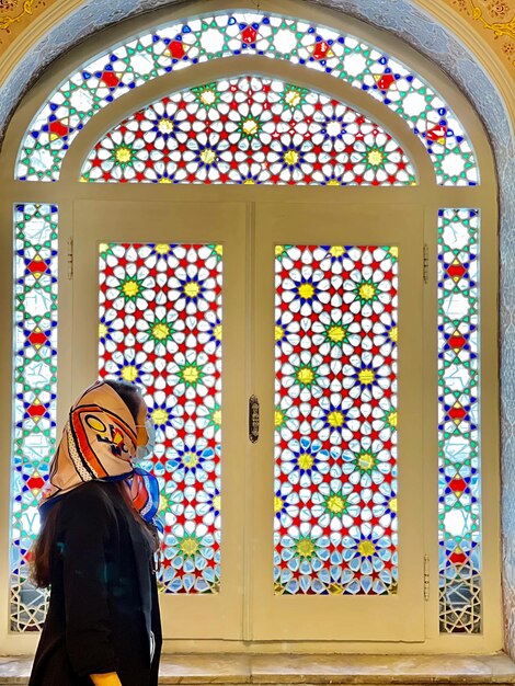 Foto a beleza das cores e dos padrões