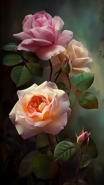 a beleza das rosas artísticas33