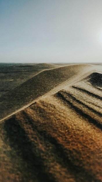 A beleza dos desertos abandonando o seu caminho para o sucesso