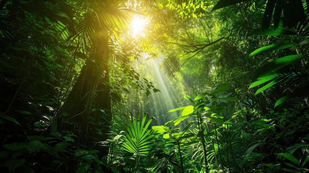 A beleza encantadora da selva