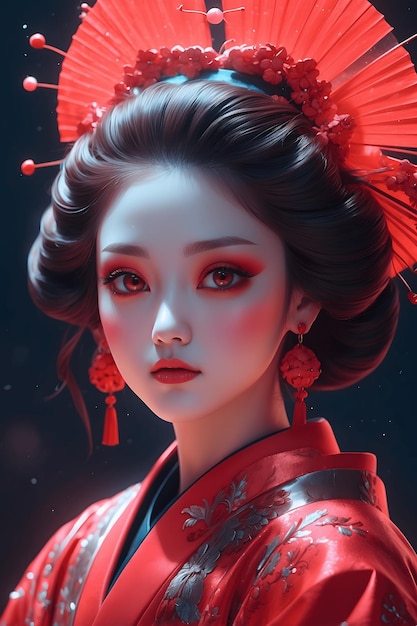 A beleza futurista Scarlet Horizon abraça a elegância asiática