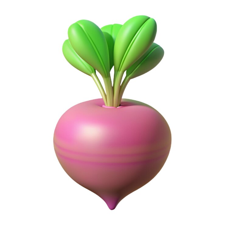 Foto a beterraba-doce cresce em solo fértil açúcar fresh render 3d açúcar isolado em fundo branco