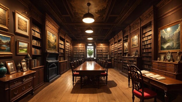 A biblioteca do National Trust
