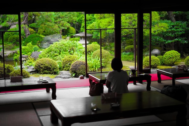 A borda da casa japonesa