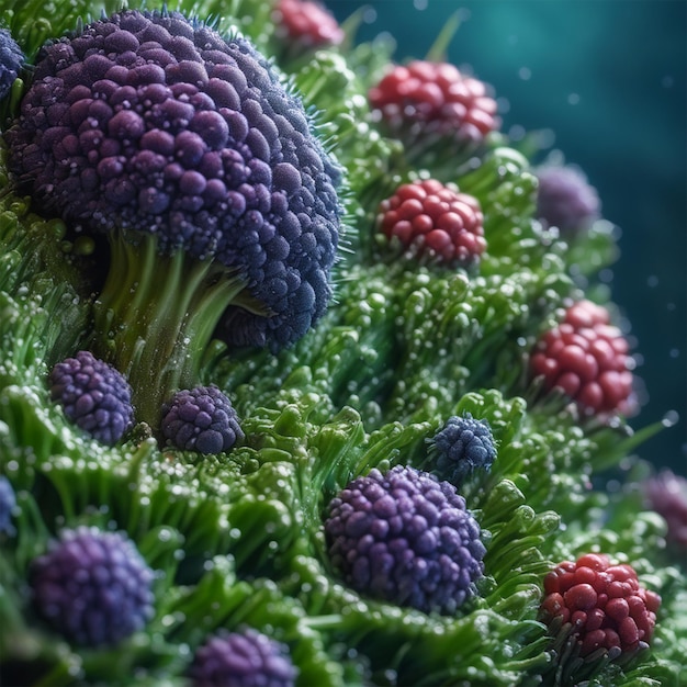 A Brocolis War 4k Hdr Miki Asai Macro Fotografia Close Up Hiper detalhado Tendência em Artstati