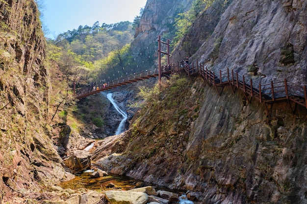 A cachoeira de Biryong