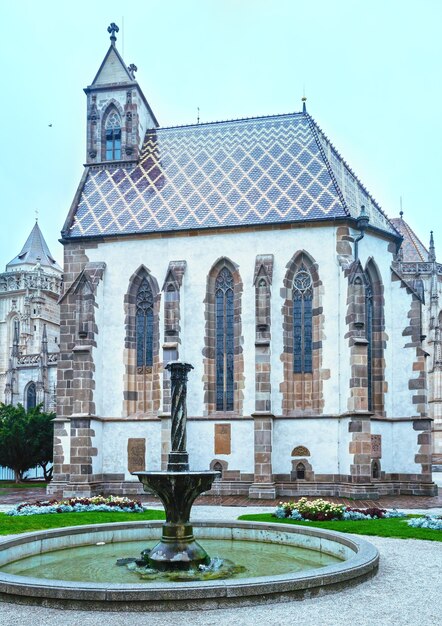 A capela de são miguel (kosice, eslováquia). construída na primeira metade do século xiv.