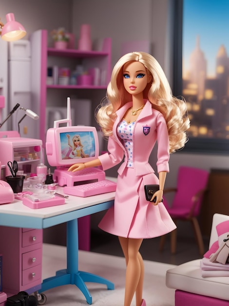 Foto a carreira dos sonhos da barbie