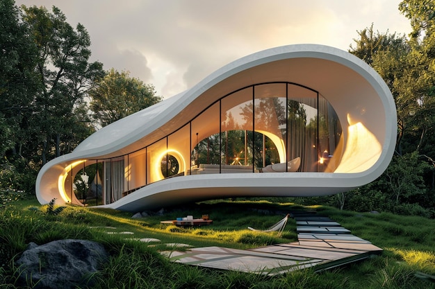 A Casa do Futuro é projetada por um arquiteto