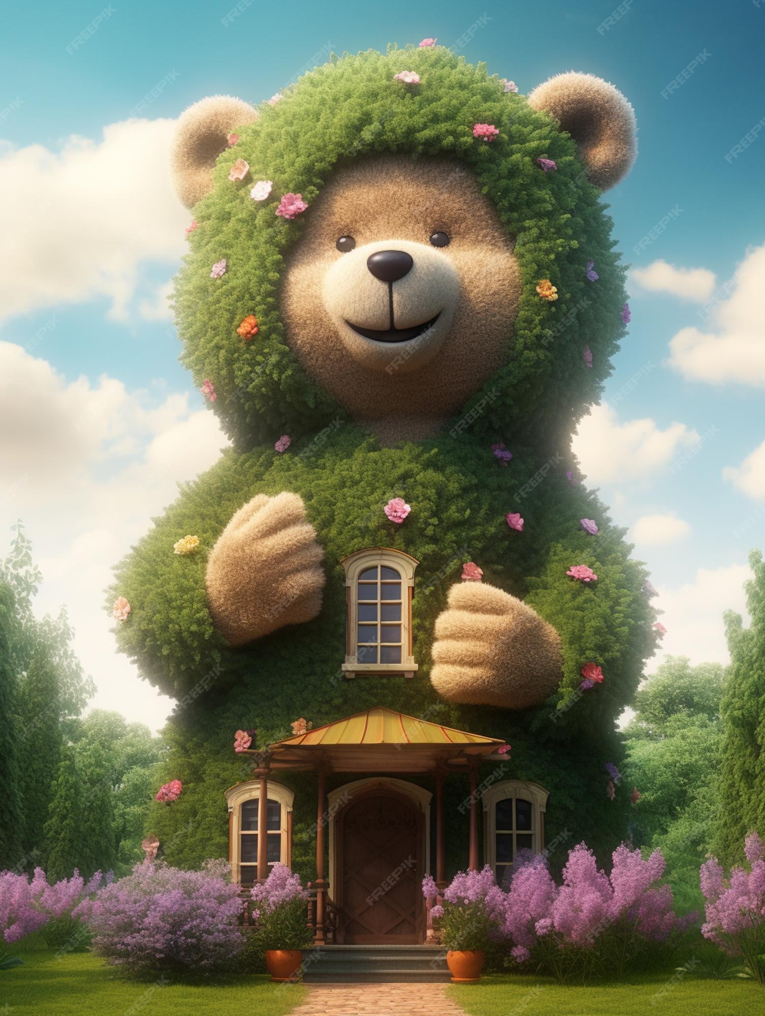 A casa do urso é um personagem de desenho animado do filme urso