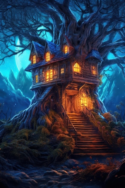 A casa na floresta