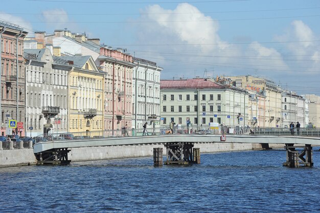 A casa no rio fontanka em são petersburgo