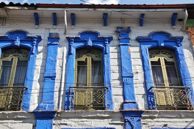 Foto a casa vintage em bogotá na colômbia, américa do sul