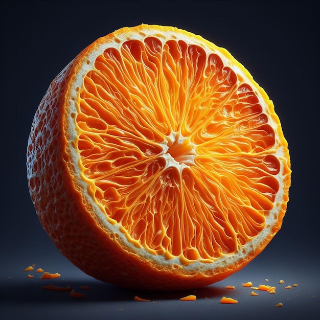 A casca de laranja revelada