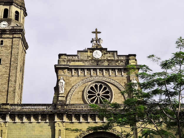 A catedral na cidade de Manila nas Filipinas
