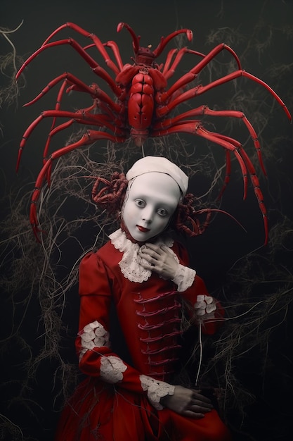 A cativante colaboração de 'lobster woodland' enoch bolles conhece meryl mcmaster