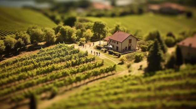 A cativante paisagem italiana através da lente tilt-shift