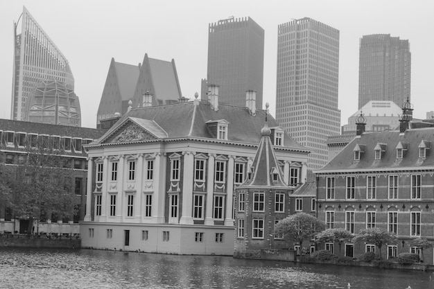 Foto a cidade de den haag, na holanda