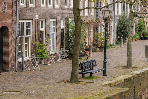 Foto a cidade de dordrecht, na holanda