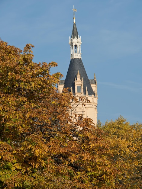 a cidade de Schwerin, em Mecklenburg-Vorpommern, Alemanha