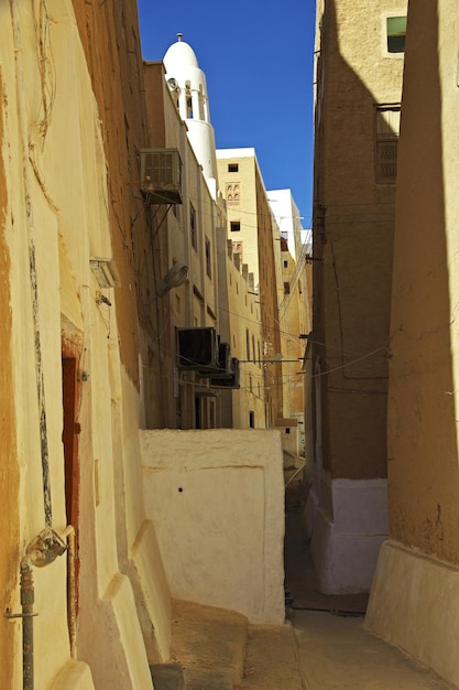 A cidade dos arranha-céus medievais Shibam Wadi Hadramaut Yemen