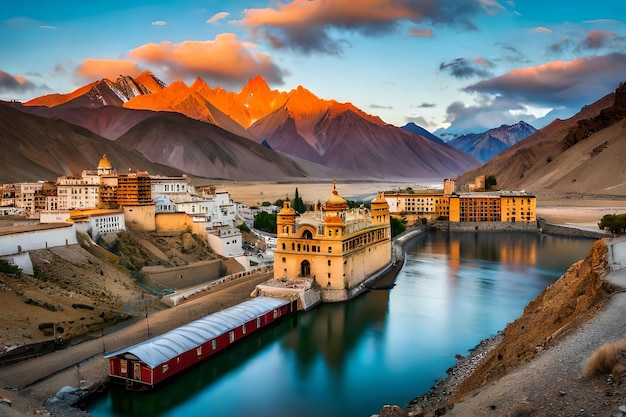 A cidade dourada de ladakh