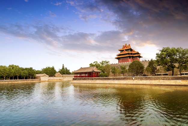 A cidade proibida em pequim, china