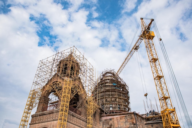 A construção da igreja