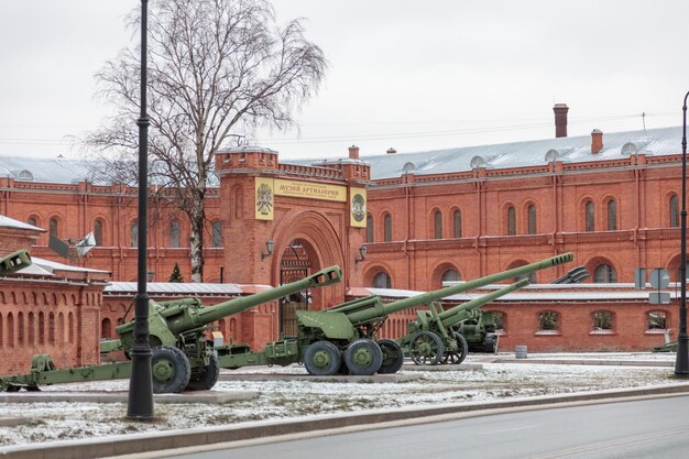 Foto a construção do museu do exército do exército russo