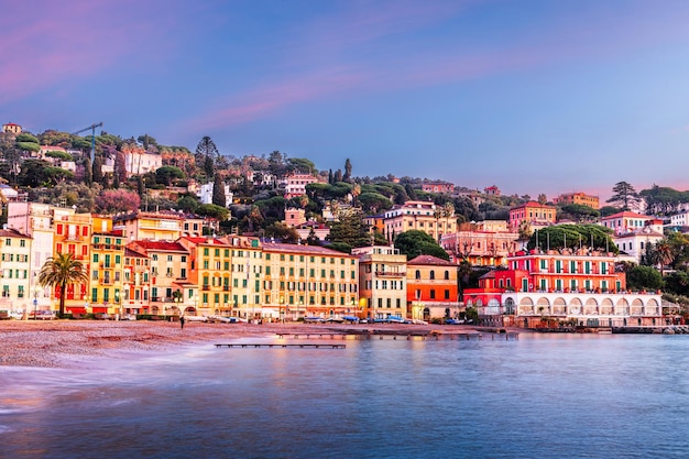 Foto a costa de santa margherita ligure, itália